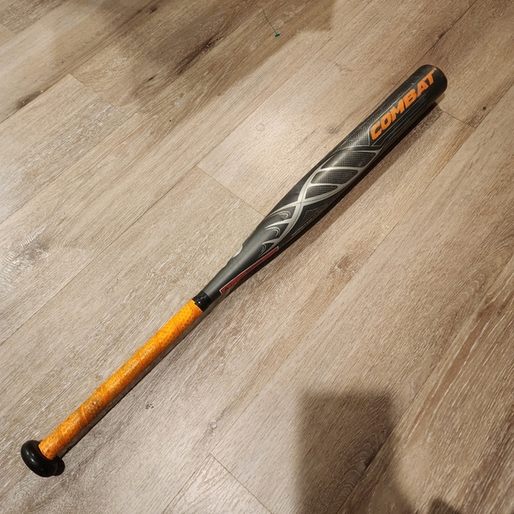 Combat Baseball Bat with Orange Grip - Picture 8 of 11